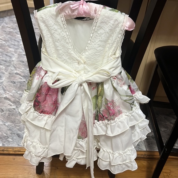 Petite Mason toddler floral ruffled dress - Picture 2 of 4